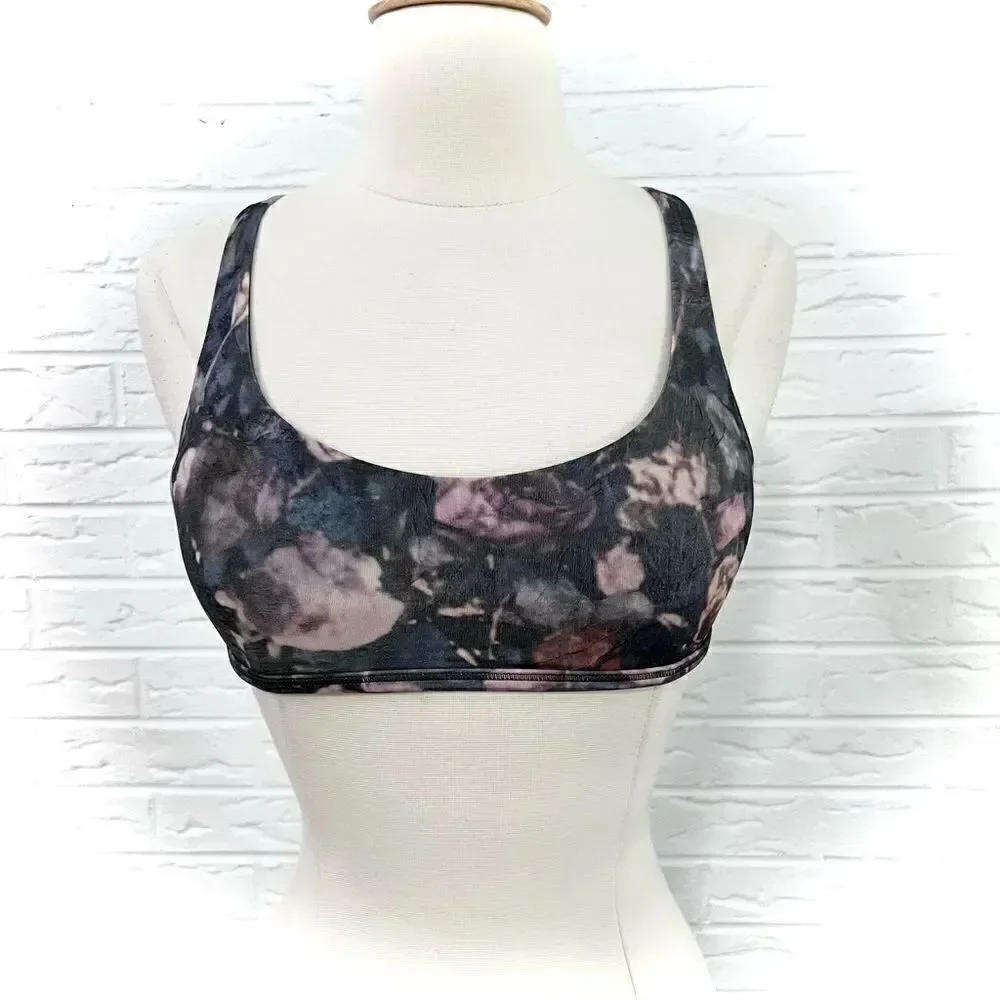 Lululemon Free To Be Bra Wild Frosted Multi Rose Size 2